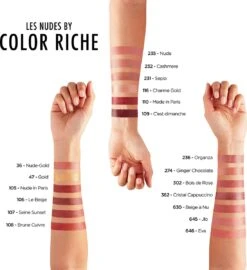 L’Oréal Paris Make-Up Designer Color Riche Satin Lipstick - 231 Sepia Silk - Nude - Verzorgende Lippenstift Met Arganolie Voor Een Comfortabel Gevoel - 4,54 Gr -Cosmetica Winkel 1098x1200