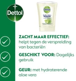 Dettol - Handzeep - No Touch Navulling - Antibacterieel - Aloe Vera - 250 Ml X5 -Cosmetica Winkel 1125x1200 2