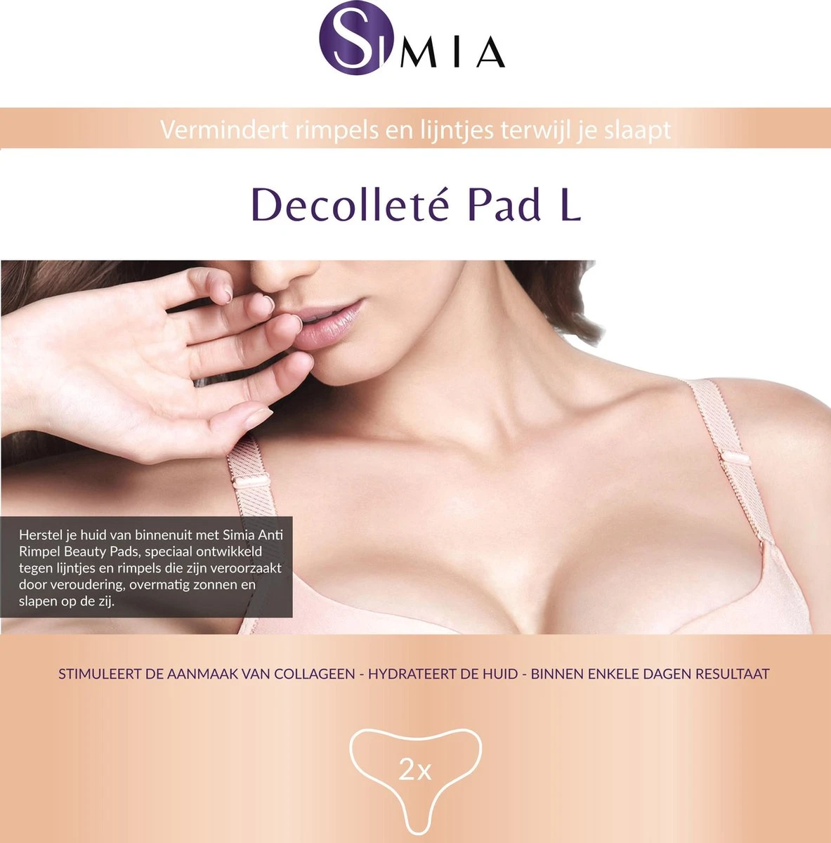 Simia™ Anti Rimpel Beauty Pads - Decolleté Large T Shape Set (2 Stuks) - Herbruikbaar Anti Aging Siliconen Pad Tegen Lijntjes En Slaaprimpels 6 Simia™ Anti Rimpel Beauty Pads - Decolleté Large T Shape Set (2 Stuks) - Herbruikbaar Anti Aging Siliconen Pad Tegen Lijntjes En Slaaprimpels - Afbeelding 6