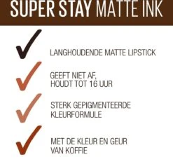 Maybelline SuperStay Matte Ink Lipstick Coffee Collection Limited Edition - 265 Caramel Collector - Nude Lippenstift - 5 Ml -Cosmetica Winkel 1200x1135