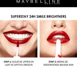 Maybelline SuperStay 24H Smile Brighters Lippenstift - 860 Crisp Magenta - Roze - Langhoudend 17 Maybelline SuperStay 24H Smile Brighters Lippenstift - 860 Crisp Magenta - Roze - Langhoudend -Cosmetica Winkel 1200x1150