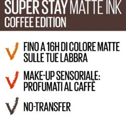 Maybelline SuperStay Matte Ink Lipstick Coffee Collection Limited Edition - 265 Caramel Collector - Nude Lippenstift - 5 Ml -Cosmetica Winkel 1200x1157