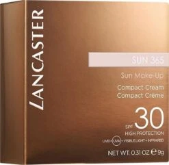 Lancaster Sun 365 Compact Bronzing Creme SPF 30 - 03 Golden Glow - 10 G 23 Lancaster Sun 365 Compact Bronzing Creme SPF 30 - 03 Golden Glow - 10 G -Cosmetica Winkel 1200x1170 3