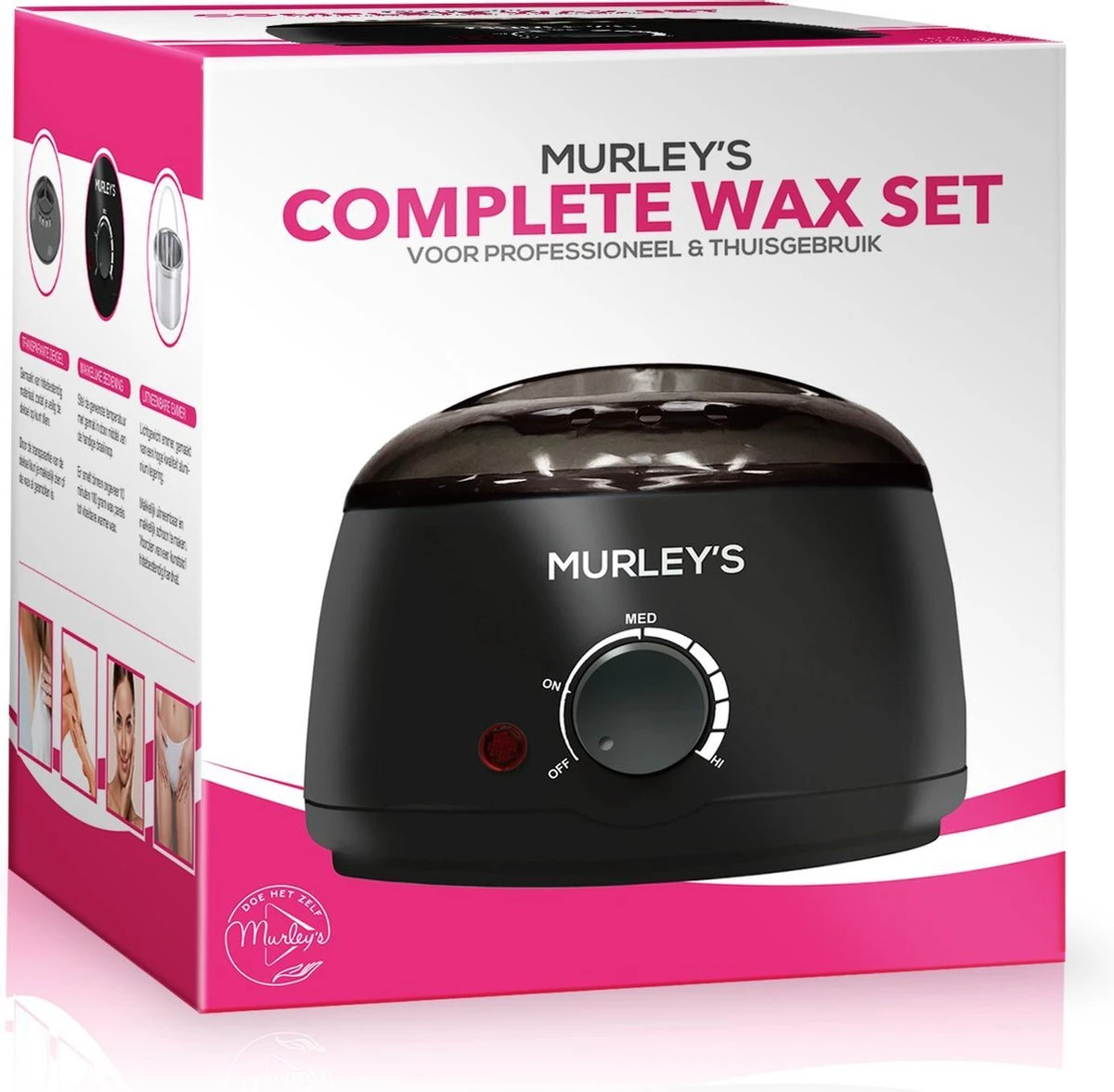 MURLEY'S Wax Apparaat Ontharen Set 500 Gram Waxbonen, Pre En Afterspray (2x 60ml) En 30 Houten Spatels Voor Lichaam En Gezicht 6 MURLEY'S Wax Apparaat Ontharen Set 500 Gram Waxbonen, Pre En Afterspray (2x 60ml) En 30 Houten Spatels Voor Lichaam En Gezicht - Afbeelding 6