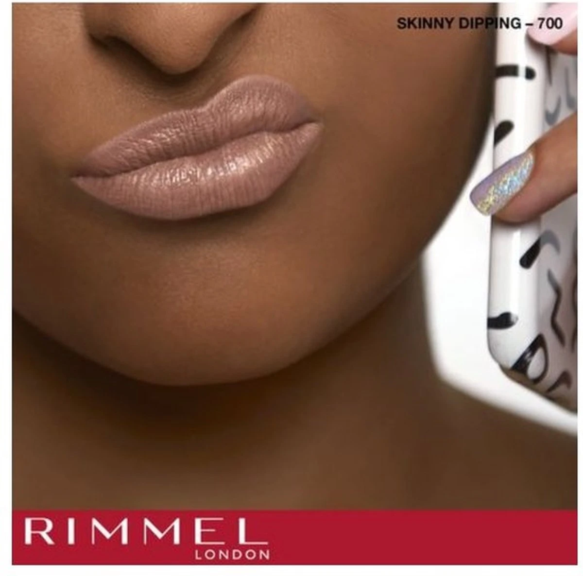 Rimmel London Provocalips Kiss Proof 16 Hr Liquid Lip - 700 Skinny Dipping - 7 Ml - Nude 13 Rimmel London Provocalips Kiss Proof 16 Hr Liquid Lip - 700 Skinny Dipping - 7 Ml - Nude - Afbeelding 13