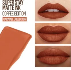 Maybelline SuperStay Matte Ink Lipstick Coffee Collection Limited Edition - 265 Caramel Collector - Nude Lippenstift - 5 Ml -Cosmetica Winkel 1200x1192 2