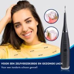 DynaBright Elektrische Tandsteen Verwijderaar - 5 Standen - 5 Delig - Incl. Professionele Tandarts Set - Tandplak - Zwart - Tong Schraper - USB - Tand Verzorging -Cosmetica Winkel 1200x1196 4