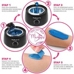 MURLEY'S Wax Apparaat Ontharen Set 500 Gram Waxbonen, Pre En Afterspray (2x 60ml) En 30 Houten Spatels Voor Lichaam En Gezicht 10 MURLEY'S Wax Apparaat Ontharen Set 500 Gram Waxbonen, Pre En Afterspray (2x 60ml) En 30 Houten Spatels Voor Lichaam En Gezicht -Cosmetica Winkel 1200x1196 5