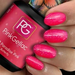 Pink Gellac - Paradise Pink - Gellak - Vegan - Roze - Glanzend - 15ml -Cosmetica Winkel 1200x1200 100