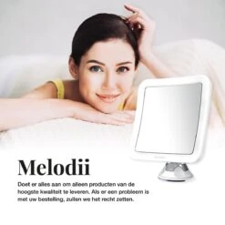 Melodii ML10X - Make Up Spiegel Met LED Verlichting - Scheerspiegel - 10x Vergroting - Met Tru-Daylight Verlichting - Voor Hem En Voor Haar -Cosmetica Winkel 1200x1200 17