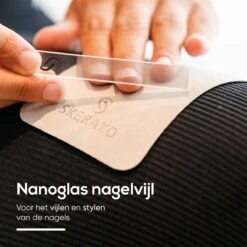 Skeraxo 8-delige Luxe Verschillende Tools - Professioneel Manicure Set & Pedicureset Met Nagelvijl & Nageltang – Behandeling Nagels En Huid -Cosmetica Winkel 1200x1200 183