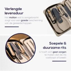 Skeraxo 8-delige Luxe Verschillende Tools - Professioneel Manicure Set & Pedicureset Met Nagelvijl & Nageltang – Behandeling Nagels En Huid -Cosmetica Winkel 1200x1200 184