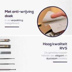 Skeraxo 8-delige Luxe Verschillende Tools - Professioneel Manicure Set & Pedicureset Met Nagelvijl & Nageltang – Behandeling Nagels En Huid -Cosmetica Winkel 1200x1200 186