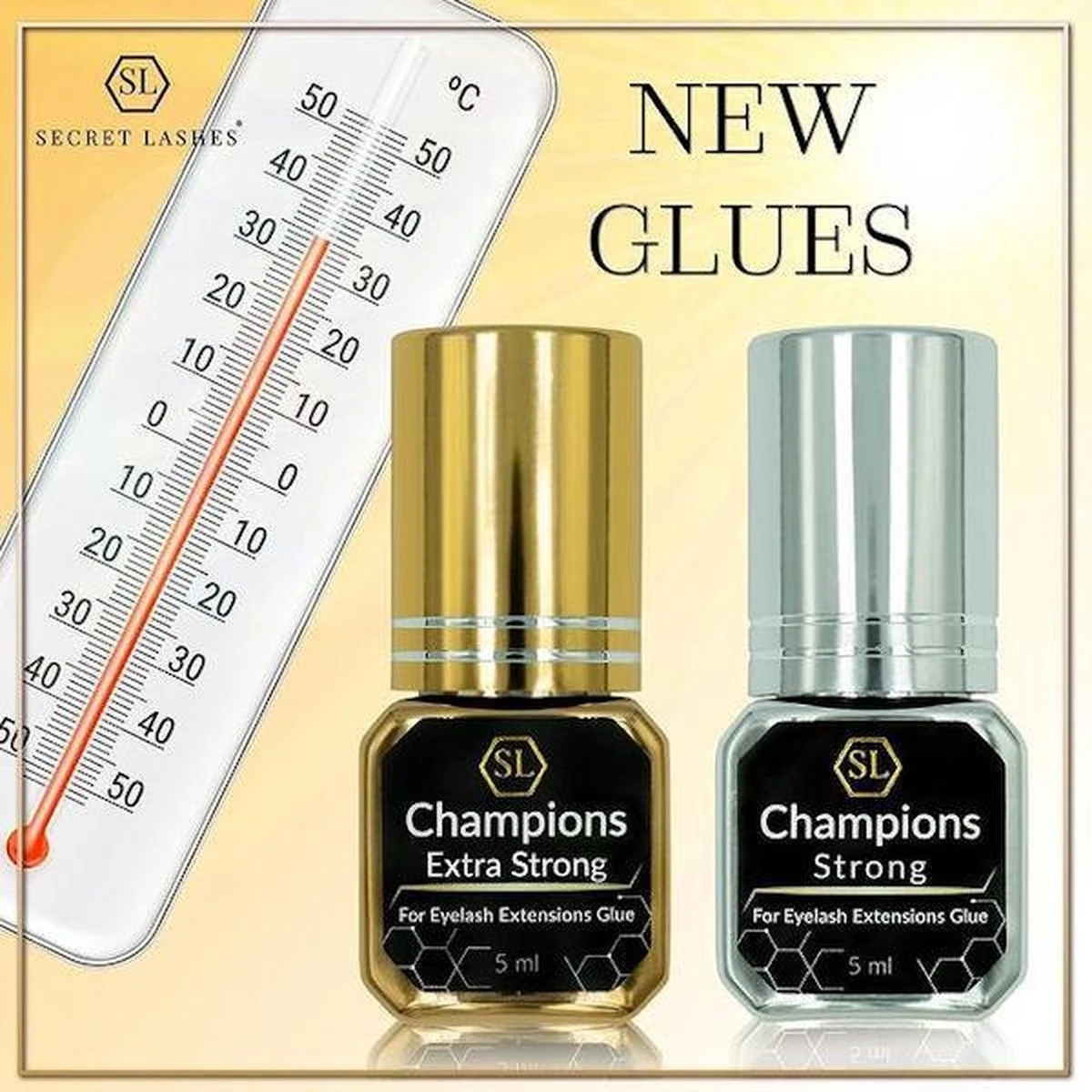 Secret Lashes Wimperextensions Lijm Champions EXTRA Strong 5ml. 3 Secret Lashes Wimperextensions Lijm Champions EXTRA Strong 5ml. - Afbeelding 3