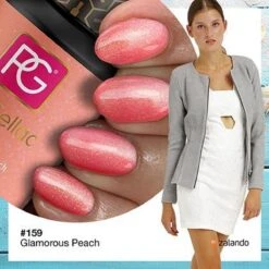Pink Gellac - Glamorous Peach - Gellak - Vegan - Oranje - Glanzend - 15ml -Cosmetica Winkel 1200x1200 281