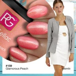 Pink Gellac - Glamorous Peach - Gellak - Vegan - Oranje - Glanzend - 15ml -Cosmetica Winkel 1200x1200 285