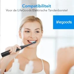 LifeGoods Opzetborstels - Voor Elektrische Tandenborstel - 4 Stuks - Zwart/Blauw -Cosmetica Winkel 1200x1200 323