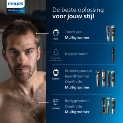 Philips Series 5000 MG5730/15 - Multigroom - Met 11 Hulpstukken -Cosmetica Winkel 1200x1200 329