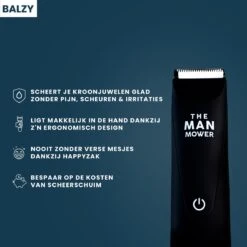 BALZY BushBuster 3.0 - Trimmer - Scheerapparaat - Haartrimmer - Bodygroomer - SafeShave Technologie - Waterdicht - Veilig Scheren - Oplaadbaar 17 BALZY BushBuster 3.0 - Trimmer - Scheerapparaat - Haartrimmer - Bodygroomer - SafeShave Technologie - Waterdicht - Veilig Scheren - Oplaadbaar -Cosmetica Winkel 1200x1200 386