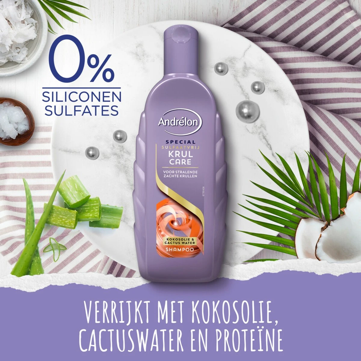 Andrélon Krul Care Shampoo - 6 X 300 Ml - Voordeelverpakking 11 Andrélon Krul Care Shampoo - 6 X 300 Ml - Voordeelverpakking - Afbeelding 11
