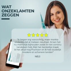 Merkloos Tandsteen Verwijderaar Elektrisch Dentect – Tandenborstel Opzetstukken - Tandarts Spiegel - 5 Standen - Groen -Cosmetica Winkel 1200x1200 406