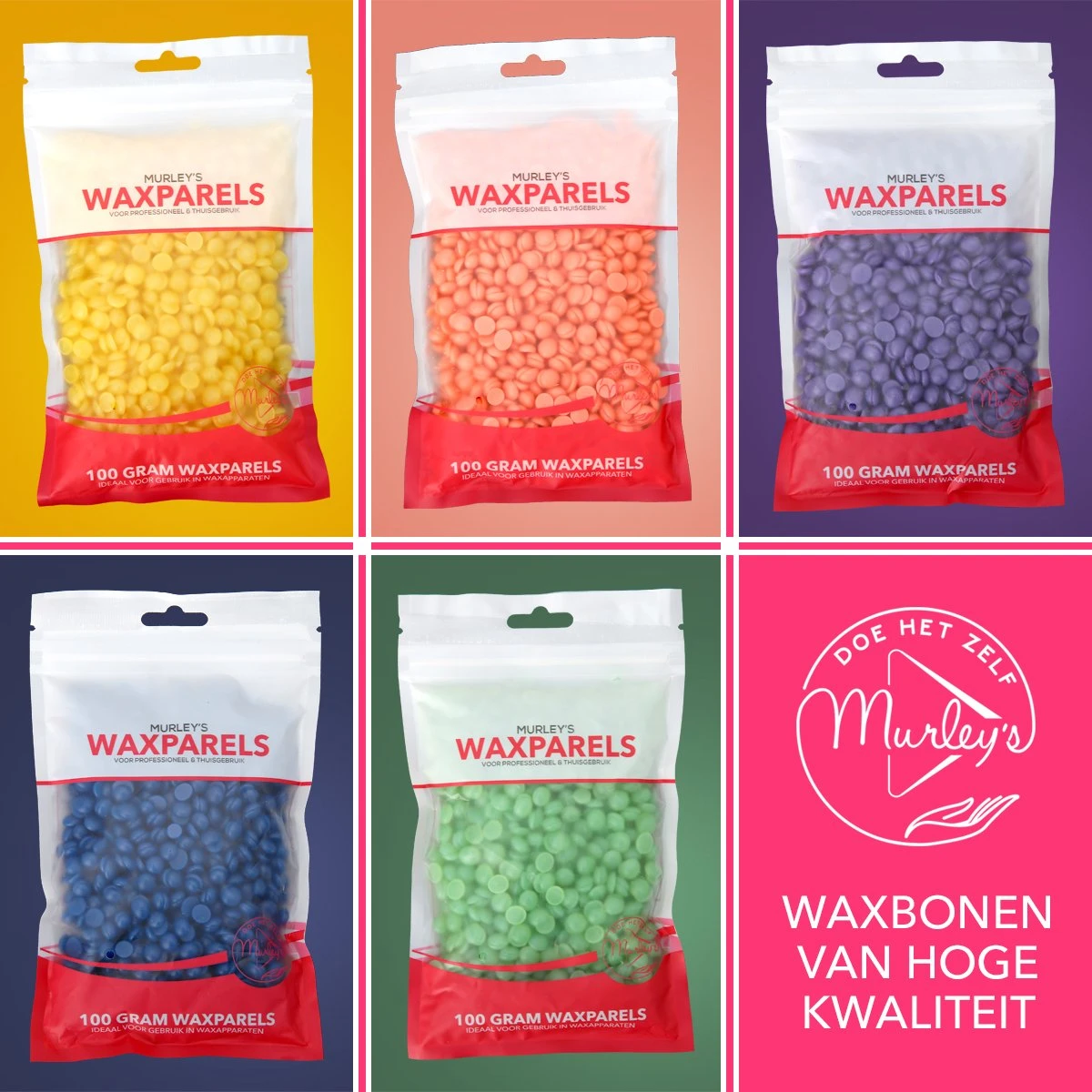 MURLEY'S Wax Apparaat Ontharen Set 500 Gram Waxbonen, Pre En Afterspray (2x 60ml) En 30 Houten Spatels Voor Lichaam En Gezicht 2 MURLEY'S Wax Apparaat Ontharen Set 500 Gram Waxbonen, Pre En Afterspray (2x 60ml) En 30 Houten Spatels Voor Lichaam En Gezicht - Afbeelding 2