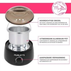 MURLEY'S Wax Apparaat Ontharen Set 500 Gram Waxbonen, Pre En Afterspray (2x 60ml) En 30 Houten Spatels Voor Lichaam En Gezicht 9 MURLEY'S Wax Apparaat Ontharen Set 500 Gram Waxbonen, Pre En Afterspray (2x 60ml) En 30 Houten Spatels Voor Lichaam En Gezicht -Cosmetica Winkel 1200x1200 408