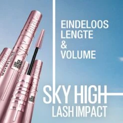 Maybelline Lash Sensational Sky High Waterproof - Zwart - Lengte Mascara - 6 Ml 20 Maybelline Lash Sensational Sky High Waterproof - Zwart - Lengte Mascara - 6 Ml -Cosmetica Winkel 1200x1200 52