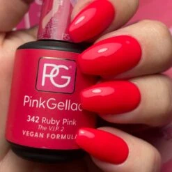 Pink Gellac - Ruby Pink - Gellak - Vegan - Roze - Glanzend - 15ml -Cosmetica Winkel 1200x1200 70