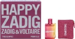 Zadig & Voltaire This Is Love! Giftset - 50 Ml Eau De Parfum + Toilettas - Geurengeschenkset -Cosmetica Winkel 1200x627