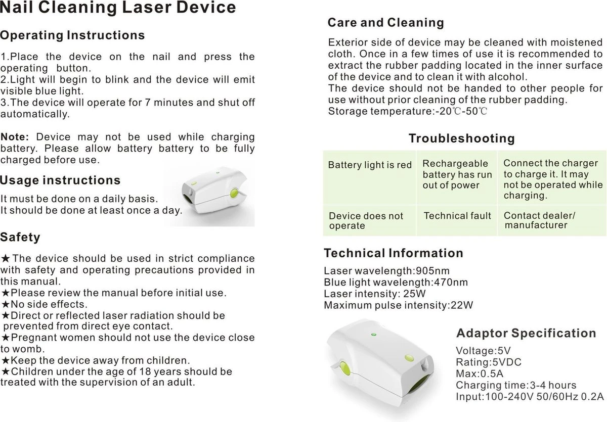Anti Schimmelnagel Kalknagel Laserapparaat Om Zelf Te Behandelen, Veilig, Effectief, Snel En Pijnloos, Koude Laser Behandeling Voor Thuisgebruik, Voor Tenen En Vingers. Oplaadbaar. 5 Anti Schimmelnagel Kalknagel Laserapparaat Om Zelf Te Behandelen, Veilig, Effectief, Snel En Pijnloos, Koude Laser Behandeling Voor Thuisgebruik, Voor Tenen En Vingers. Oplaadbaar. - Afbeelding 5