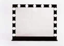 Make Up Spiegel Met Verlichting | Vivo | Hollywood Spiegel | Zwart | Touch | 3 Standen | 70x54 -Cosmetica Winkel 1200x863