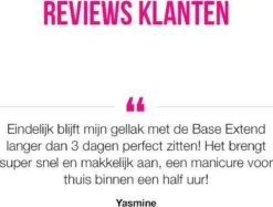 Pink Gellac - Base Extend - Base Coat Gellak - Snel Afweekbaar - 15 Ml -Cosmetica Winkel 1200x909