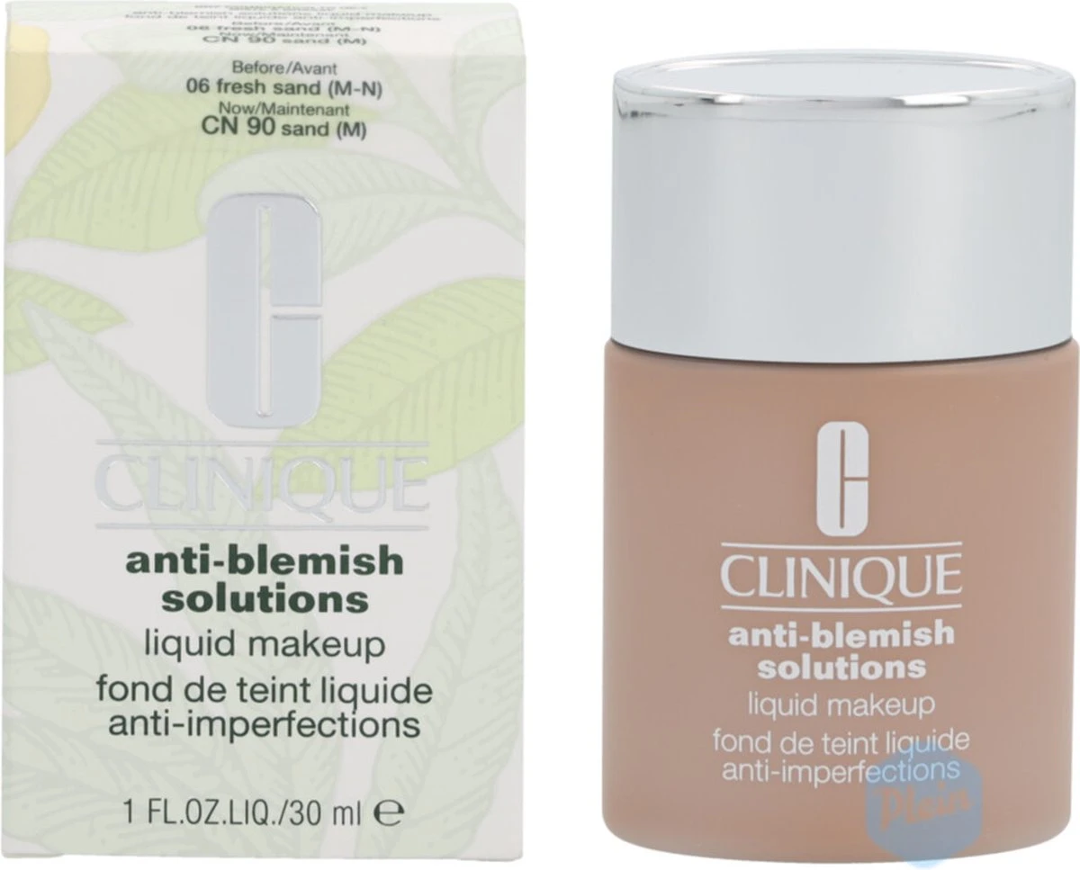 Clinique Anti Blemish Solutions Liquid Foundationl - 06 Fresh Sand 2 Clinique Anti Blemish Solutions Liquid Foundationl - 06 Fresh Sand - Afbeelding 2