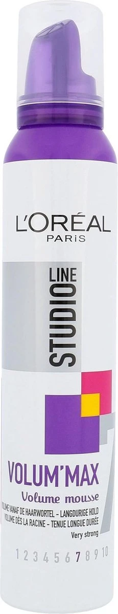 L’Oréal Paris Studio Line Volum'Max Haarmousse - 200 Ml 3 L’Oréal Paris Studio Line Volum'Max Haarmousse - 200 Ml - Afbeelding 3