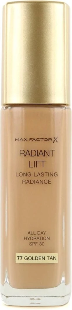 Max Factor Radiant Lift FD - 77 Golden Tan -Cosmetica Winkel 279x1200 4