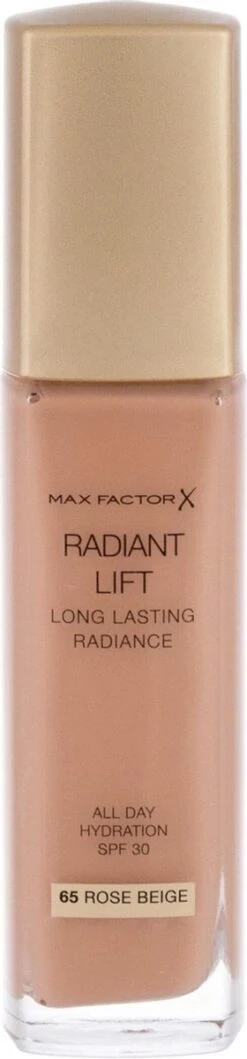 Max Factor Radiant Lift FD - 65 Rose Beige 22 Max Factor Radiant Lift FD - 65 Rose Beige -Cosmetica Winkel 280x1200