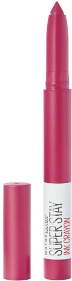 Maybelline SuperStay Ink Crayon Matte Lippenstift - 35 Treat Yourself - Roze -14 Gr -Cosmetica Winkel 311x1200 3