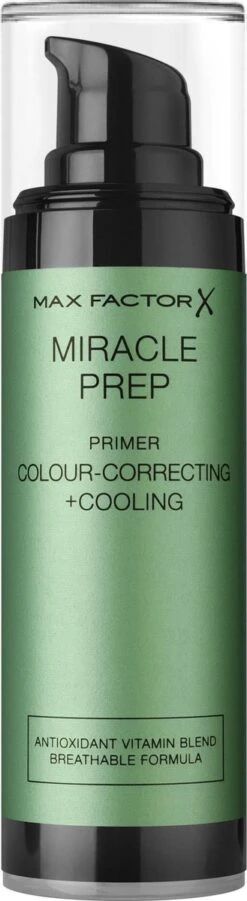 Max Factor - Miracle Prep Colour Correcting & Cooling Primer 30 Ml 12 Max Factor - Miracle Prep Colour Correcting & Cooling Primer 30 Ml -Cosmetica Winkel 329x1200 1