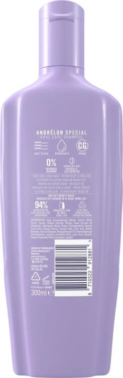 Andrélon Krul Care Shampoo - 6 X 300 Ml - Voordeelverpakking 16 Andrélon Krul Care Shampoo - 6 X 300 Ml - Voordeelverpakking -Cosmetica Winkel 391x1200