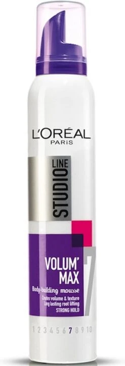 L’Oréal Paris Studio Line Volum'Max Haarmousse - 200 Ml 13 L’Oréal Paris Studio Line Volum'Max Haarmousse - 200 Ml -Cosmetica Winkel 412x1200 1