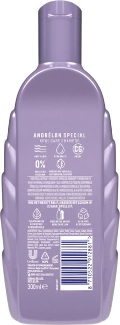 Andrélon Krul Care Shampoo - 6 X 300 Ml - Voordeelverpakking 19 Andrélon Krul Care Shampoo - 6 X 300 Ml - Voordeelverpakking -Cosmetica Winkel 446x1200