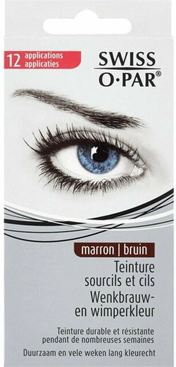 Swiss O Par - Wenkbrauw- En Wimperverf Bruin 1 Set 1 Swiss O Par - Wenkbrauw- En Wimperverf Bruin 1 Set
