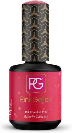 Pink Gellac - Paradise Pink - Gellak - Vegan - Roze - Glanzend - 15ml -Cosmetica Winkel 647x1200