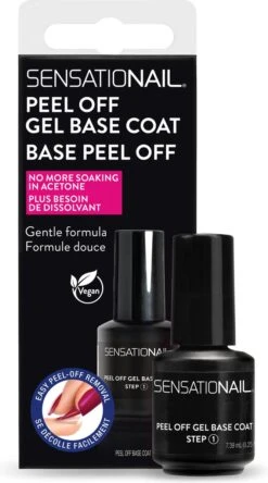 Sensationail Peel Off Gel Base Coat - 71791