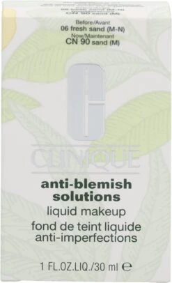 Clinique Anti Blemish Solutions Liquid Foundationl - 06 Fresh Sand 12 Clinique Anti Blemish Solutions Liquid Foundationl - 06 Fresh Sand -Cosmetica Winkel 730x1200