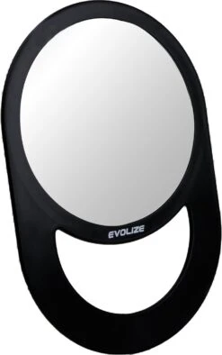 Evolize Onbreekbare Spiegel Met Handvat - Ø 16,5 Cm - Ophangbaar - Rond - Handspiegel - Kappersspiegel - Reisspiegel - Make Up - Afmeting: 28 X 19 Cm - Zwart -Cosmetica Winkel 753x1200 1