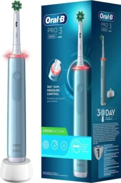 Oral B Oral-B Pro 3 - 3000 - Elektrische Tandenborstel - Ontworpen Door Braun - Blauw -Cosmetica Winkel 798x1200 1