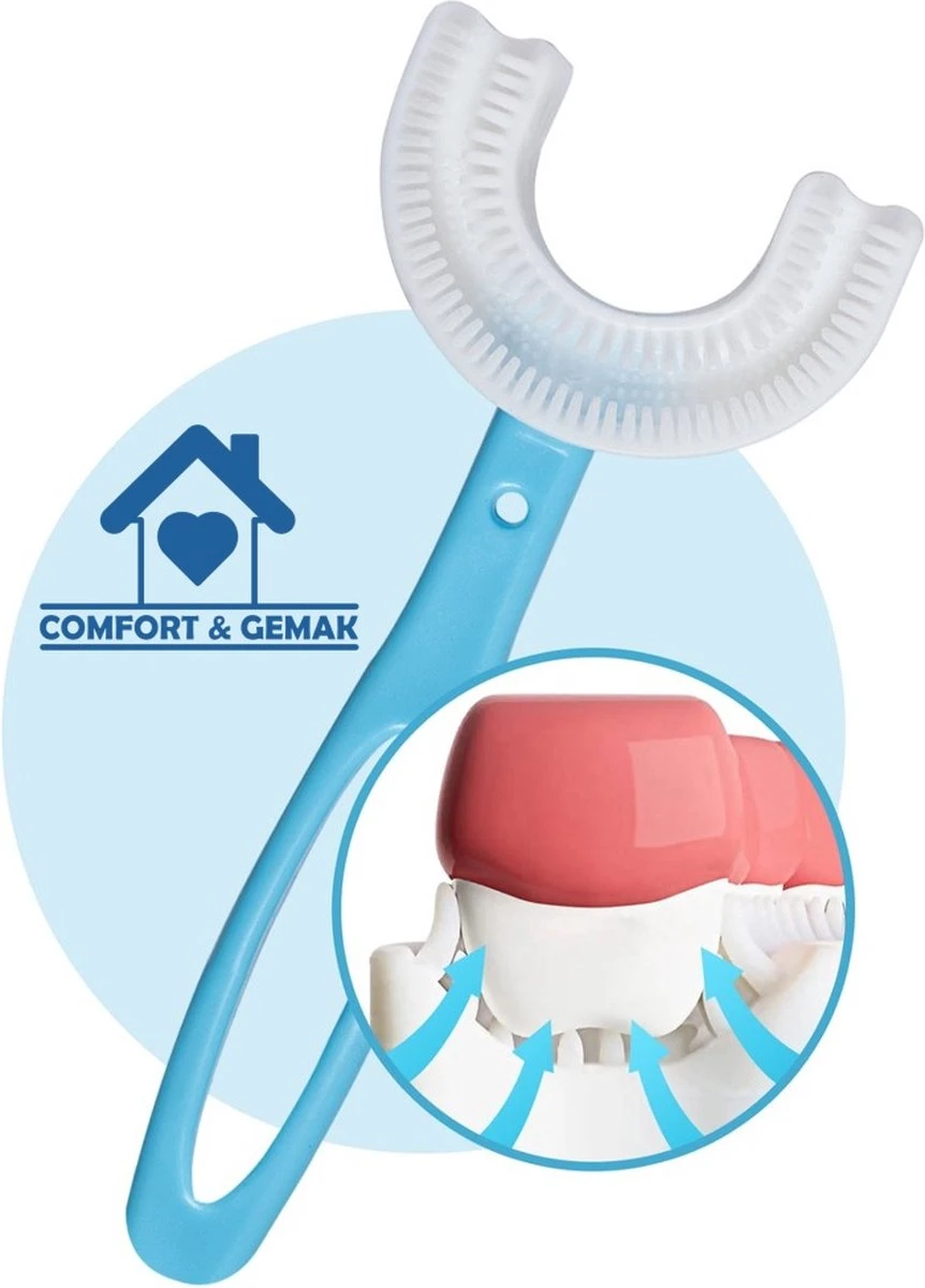 Tandenborstel Voor Kinderen - Eenvoudig, Hygiënisch En De Oplossing Voor Tandenpoetsen Bij Kinderen - BPA Vrij - BLAUW - 2 Tot 6 Jaar 1 Tandenborstel Voor Kinderen - Eenvoudig, Hygiënisch En De Oplossing Voor Tandenpoetsen Bij Kinderen - BPA Vrij - BLAUW - 2 Tot 6 Jaar