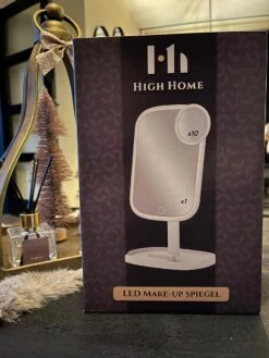 HighHome - Make Up Spiegel Met Led Verlichting - Inclusief 10x Spiegel - 3 Warmtes - 360 °C Draaibaar 17 HighHome - Make Up Spiegel Met Led Verlichting - Inclusief 10x Spiegel - 3 Warmtes - 360 °C Draaibaar -Cosmetica Winkel 900x1200